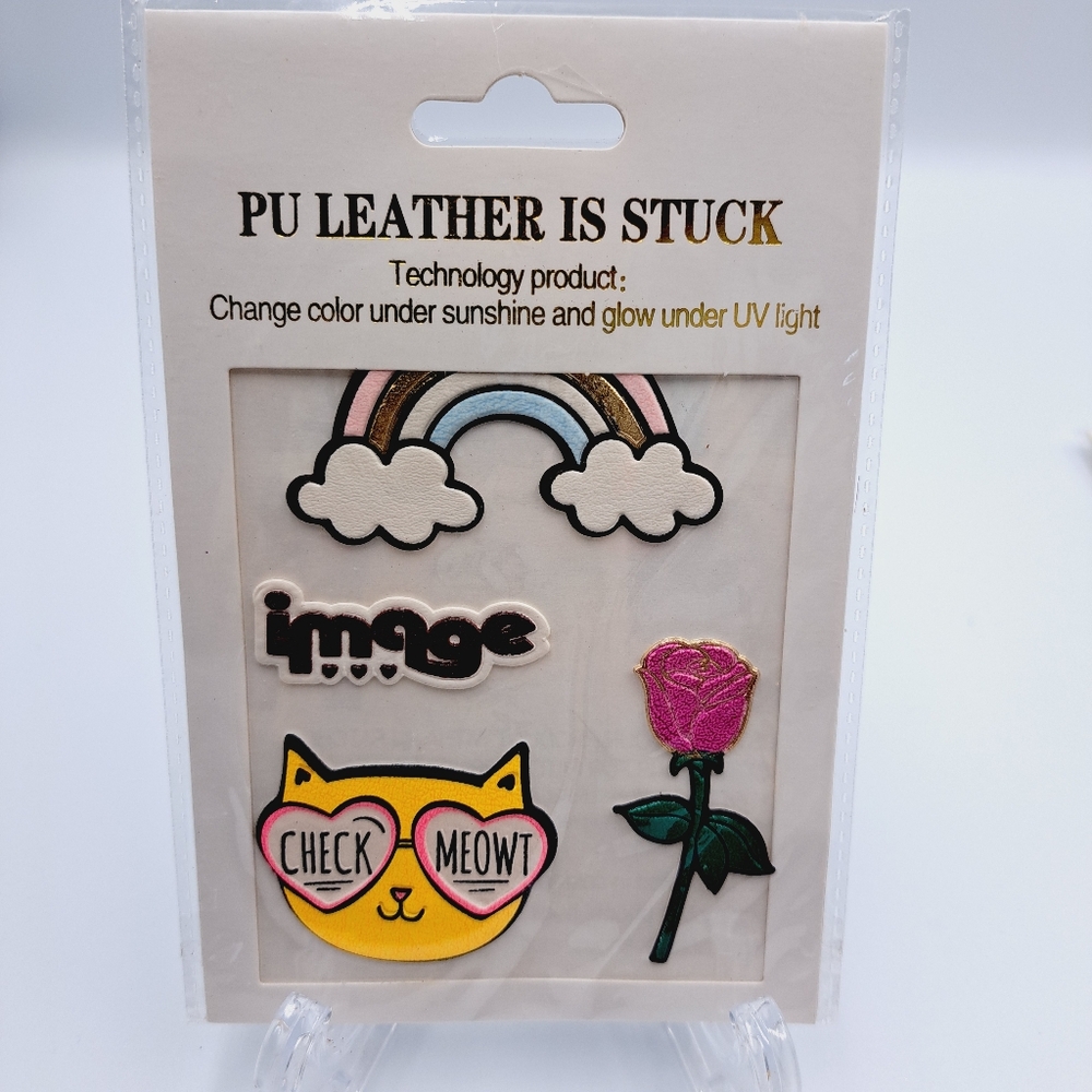 Color-Changing PU Leather Stickers